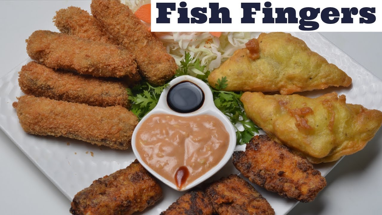 Fish Finger Masala Fry - Crispy Fish Fry Bread crumbed - Batter Fry Fish | Vahchef - VahRehVah