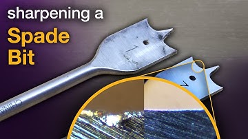 Sharpening a Spade Bit