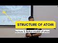 STRUCTURE OF ATOM, lecture 3 2025