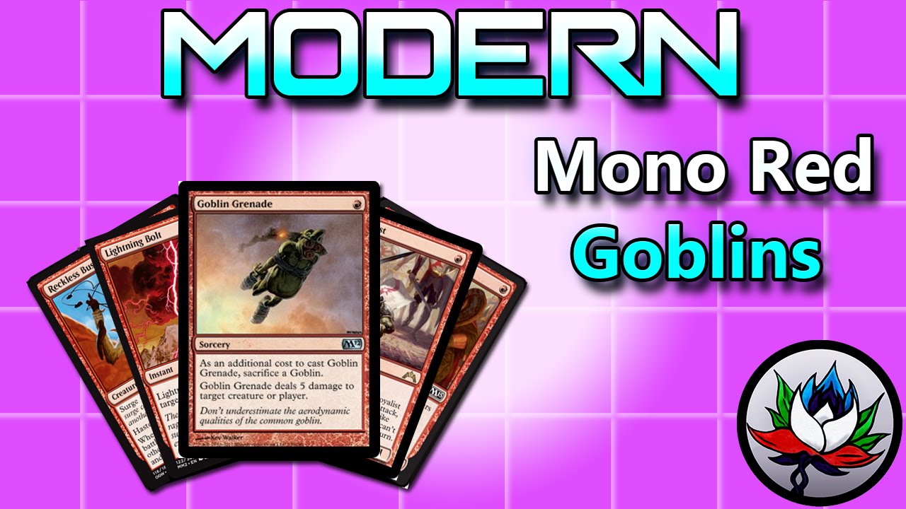 Aggressive Mono Red Goblins Modern Deck Tech for Magic: The Gathering - MTG...