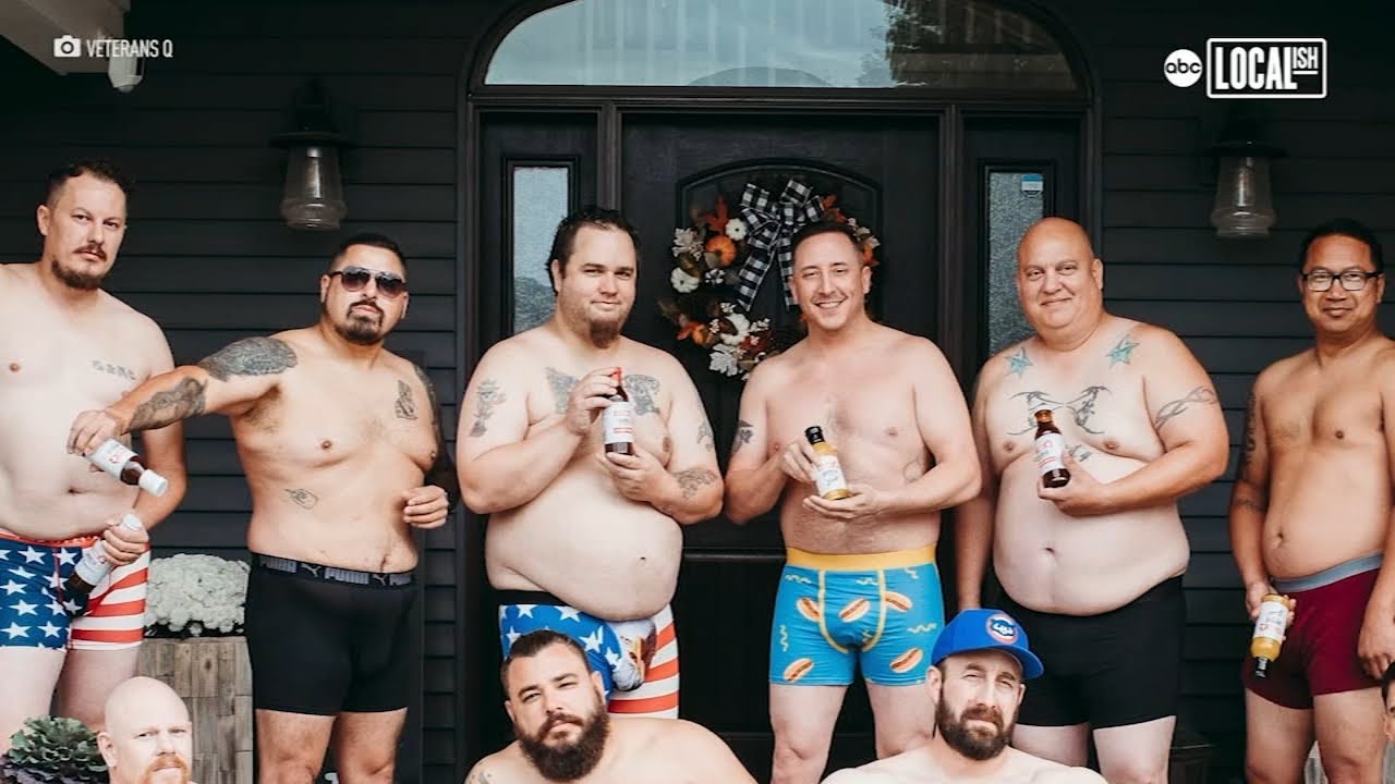 Dad bod calendar raises eyebrows and money for veterans in need in