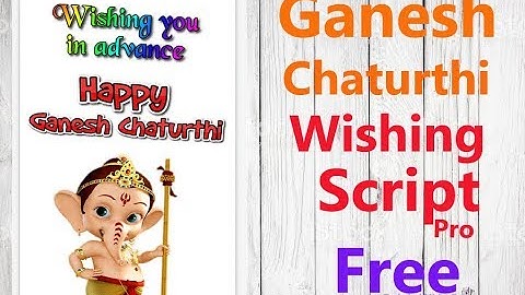 Ganesh Chaturthi Wishing Html Script Free For Blogger