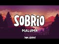 Maluma - Sobrio (Letra/Lyrics)