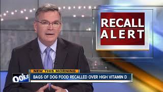 Dog food recalled over high Vitamin D