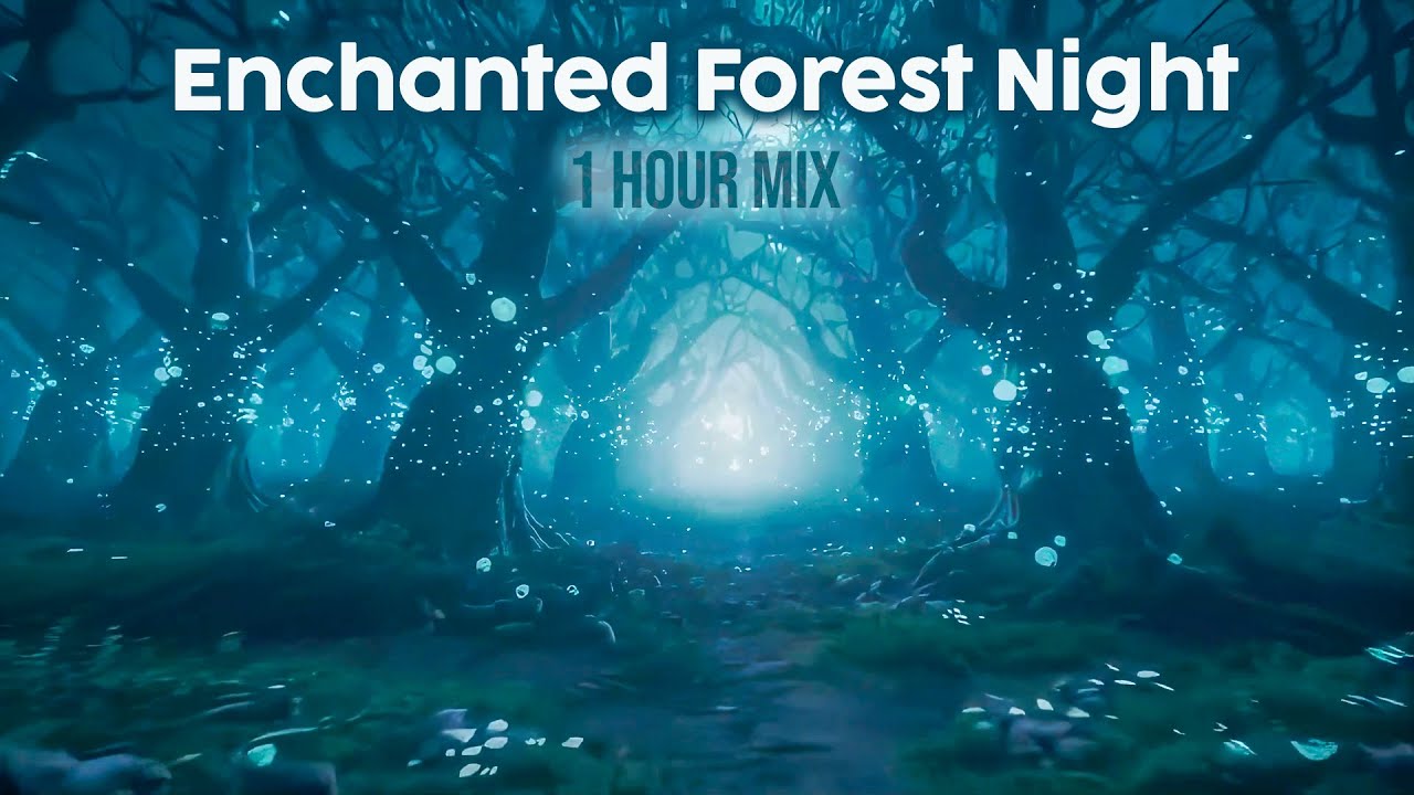 ✨ Enchanted Forest Night 🌌 Chill Lo-Fi Beats to Escape/Sleep/Study To [1 Hour]