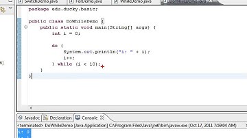 Java cơ bản 17  Cấu trúc Do While