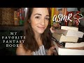 ASMR | My Favorite FANTASY Books • Soft-Spoken • Rain • Page Turning • Reading • Tapping