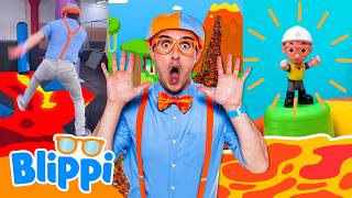 floor is lava challenge don t touch floor blippi best shorts