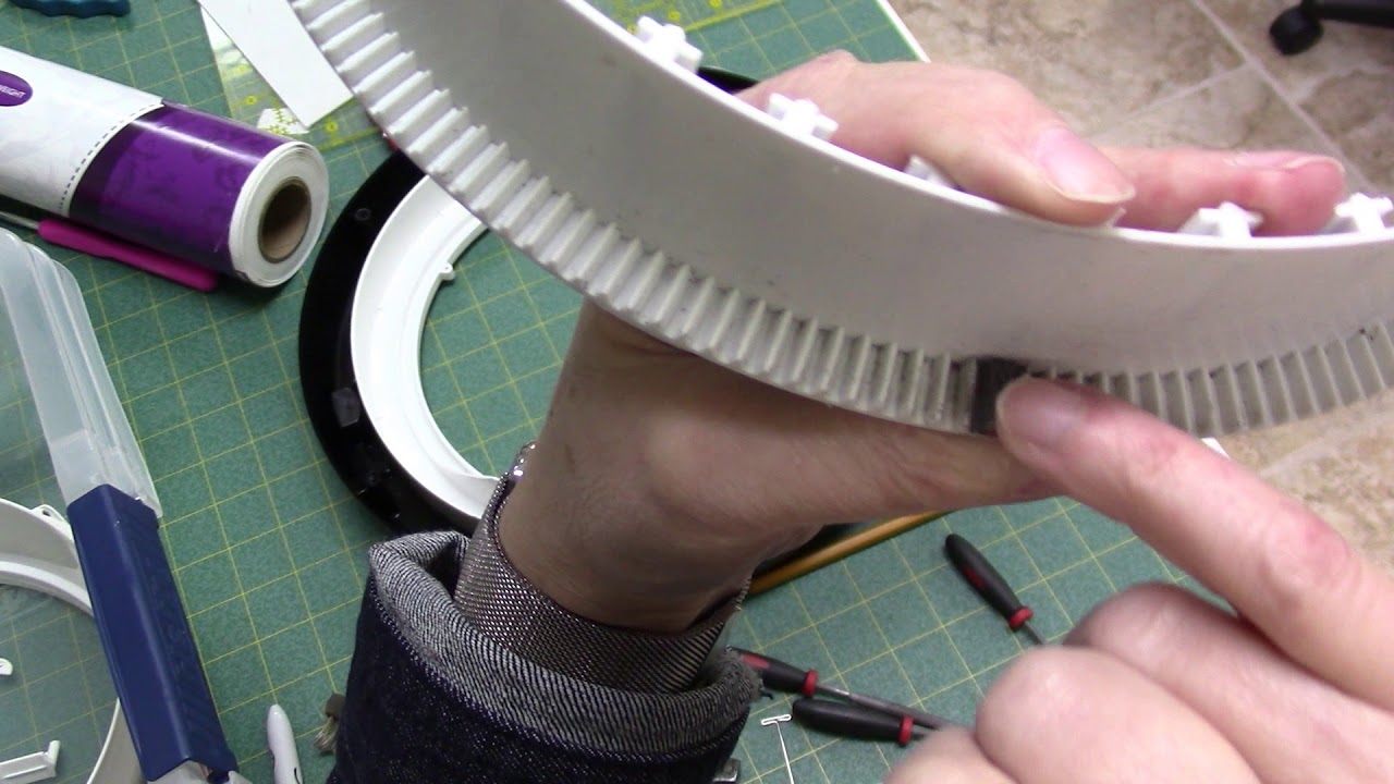 Repair Gears on Knit Quick Knitting Machine 