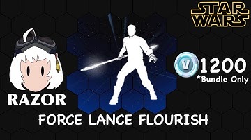 FORCE LANCE FLOURISH | Fortnite Emote | Using Razor from Battle Breakers