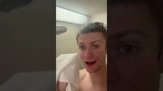 Showering on Amtrak #amtrak #sleepertrain #traintravel #fyp #travel