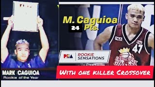Rookie Mark Caguiao Blonde / 24Pts. With Killer Crossover over Wainwright / Rookie Of The Year