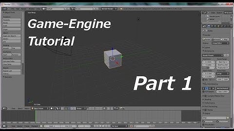 Blender Game-engine tutorial   - Part 1 -