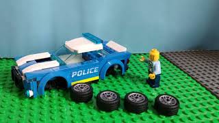 police car with LEGO