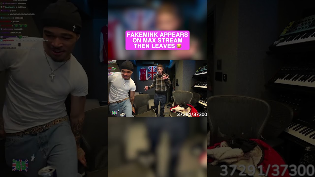 Assista a Fakemink appears on PlaqueboyMax stream and immediately leaves 😂 #fakemink #plaqueboymax #ukrap no YouTube Assista a Fakemink appears on PlaqueboyMax stream and immediately leaves 😂 #fakemink #plaqueboymax #ukrap no YouTube
