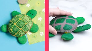 Turtle Rock Craft For Kids Rock Art Ideas