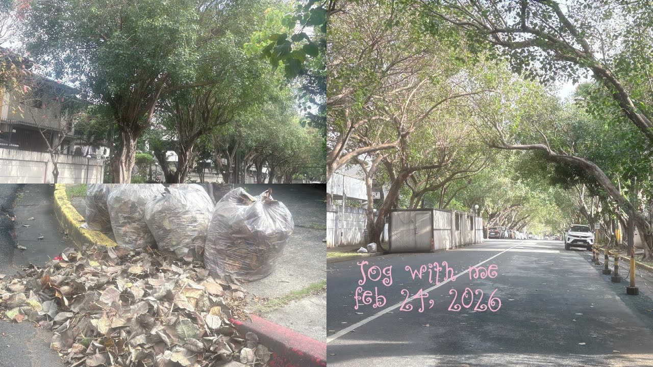 running slowly under a quiet sky