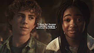 percy & annabeth || i chose her because i couldnt imagine wed ever be friends.