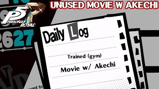 Unused Going To The Movie With Akechi U0026 Takemi  Persona 5 Royal
