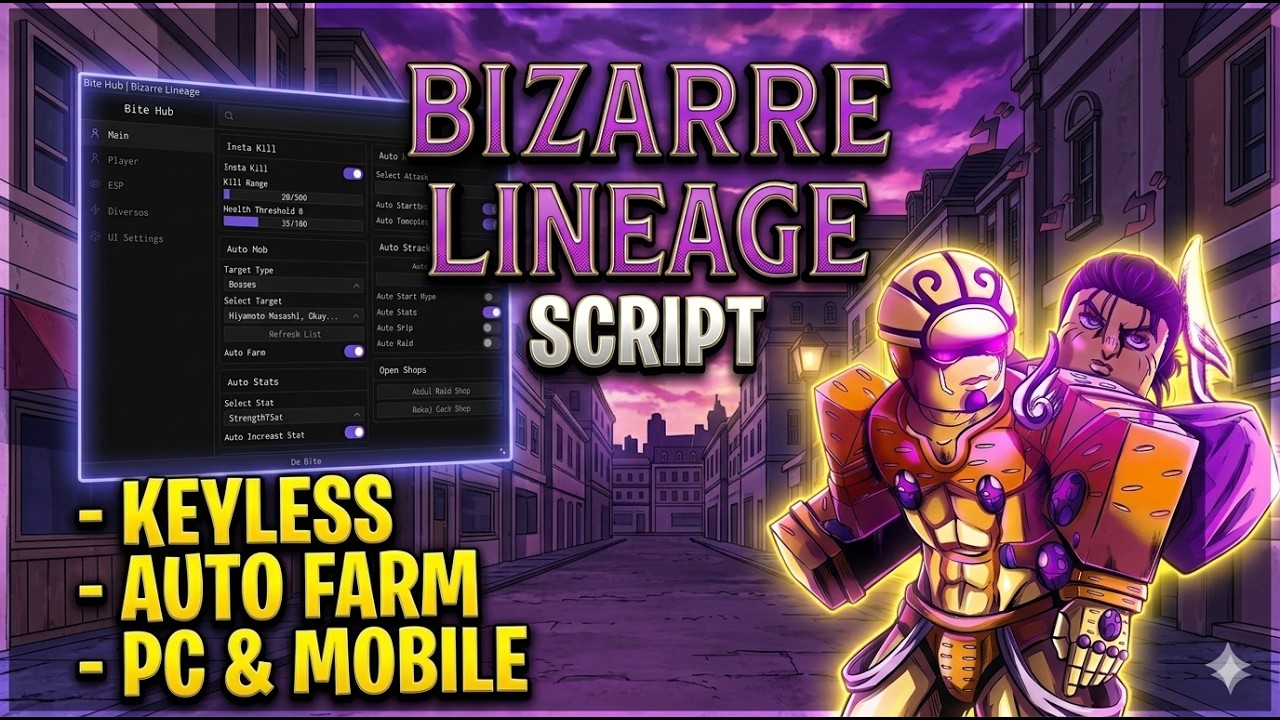 🔥 NO KEY] Bizarre Lineage Script - INSTANT KILL | AUTO FARM