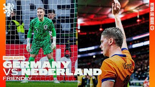 First goal Veerman 🎯, strong saves Verbruggen ⛔, but no result. | Highlights Germany - Nederland