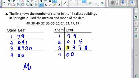 Ch11 Lesson 2   Median & Mode Video Lecture 2018