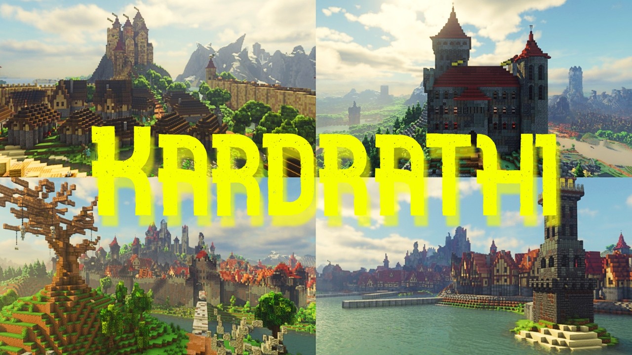 Minecraft Medieval Kingdom Timelapse - YouTube