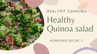 Healthy Quinoa Salad ! 😋🥦 recipe in the discription 👍