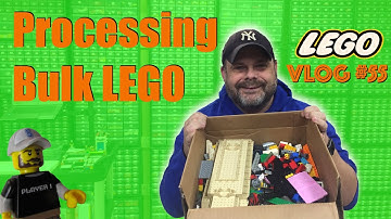 LEGO VLOG #55 | Processing 12.5 lb box of bulk LEGO | Ralph