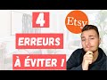 NE FAITES JAMAIS CES 4 ERREURS SUR ETSY | 4 erreurs qui vous coûtent des ventes