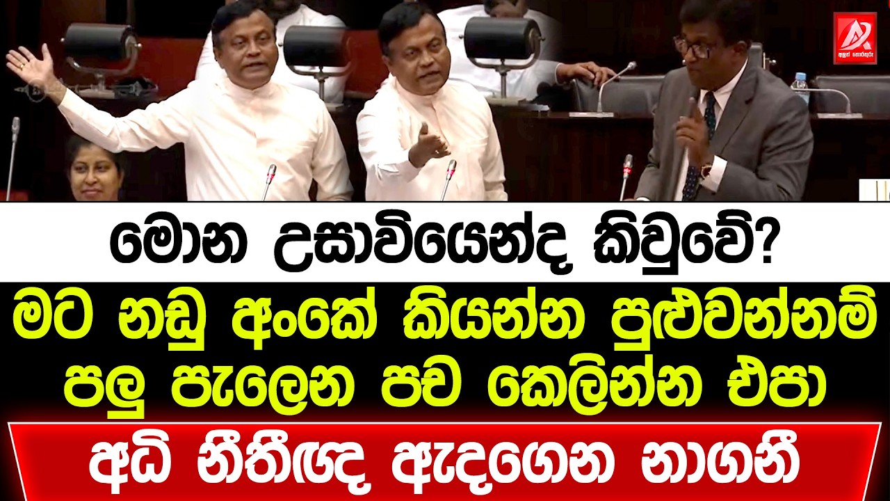 මොන උසාවියෙන්ද කිවුවේ? මඩ නඩු අංකේ කියන්න පුළුවන්නම්. පලු පැලෙන පච කෙලින්න එපා! අධීනීතීඥ ඇදගෙන නාගනී