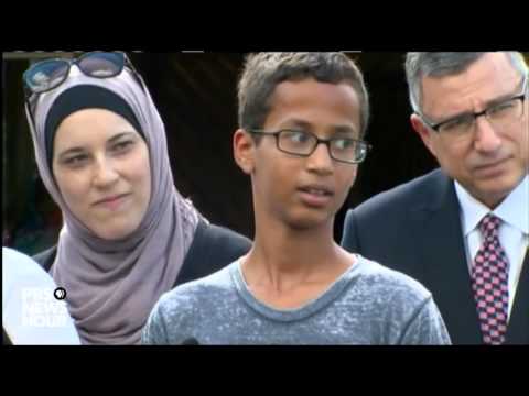 Student arrested for bringing clock to school speaks to media