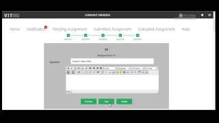 Online Assignment Submission with Anti-Plagiarism student side