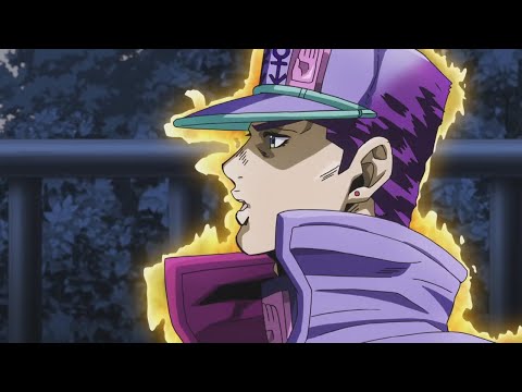 Jotaro uses Hamon Breathing