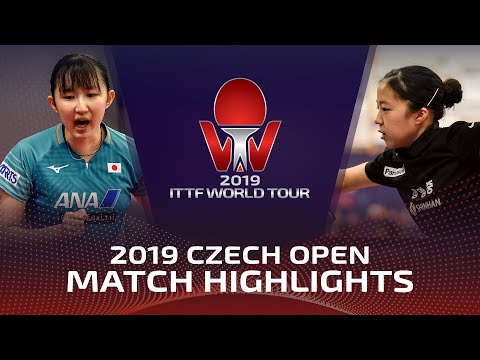 Hina Hayata vs Shin Yubin | 2019 ITTF Czech Open Highlights (Pre)