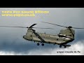 Chinook CH-47 Helicopter passes overhead. Pro Audio Sound Effect
