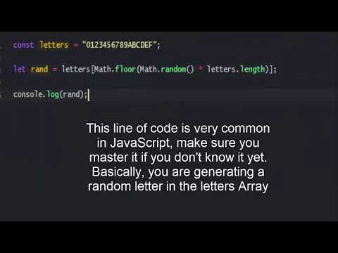 How to generate a Random item in Array in JavaScript