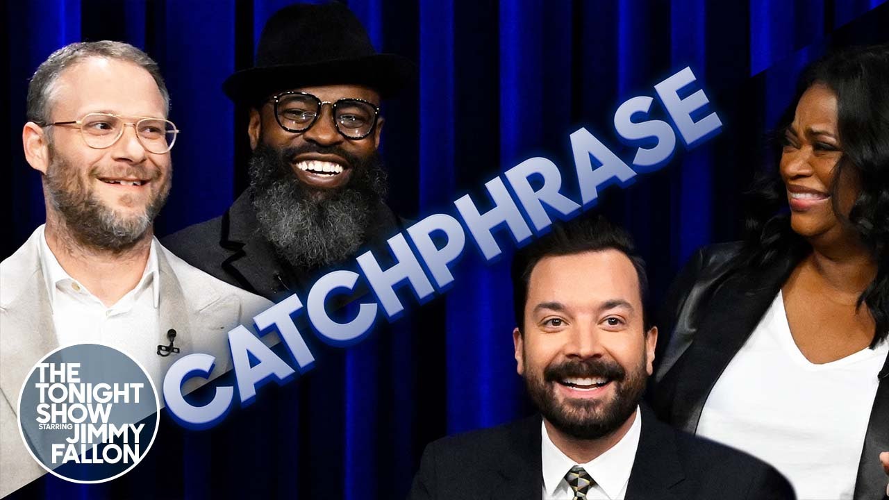 ⁣Catchphrase with Octavia Spencer and Seth Rogen | The Tonight Show Starring Jimmy Fallon