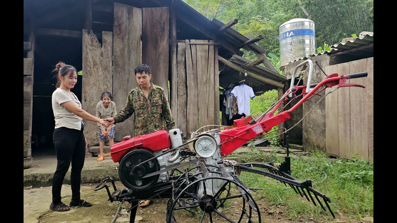 Fully restored agricultural machinery given to poor boy for free