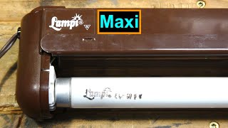 Lampi Maxi 18watt Preheat Fluorescent Light Fixture (Brown)