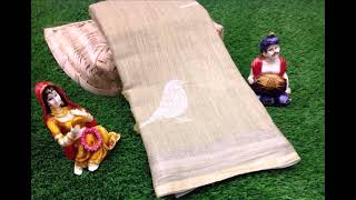 Soft linen cotton sarees join Whatsapp number link in the description screenshot 3