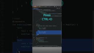 Boost Coding Speed! 🚀 CTRL + D Shortcut in Android Studio