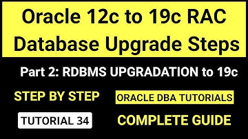 Oracle 12c rac upgrade to 19c steps - Part 2 RDBMS upgradation to 19c