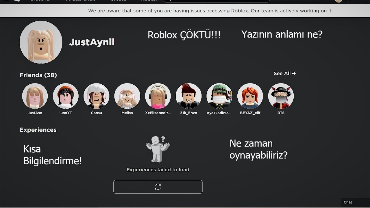 Issues accessing. We are aware that there is an Issue with accessing Roblox our Team is actively working on it перевод. We are aware that there is an Issue with accessing Roblox. Our Team is actively working on it.. We are there is an Issue with accessing Roblox. Our Team actively working on it. Как решить. Roblox we are aware that there is an Issue with joining experiences. Our Team is actively working on it..