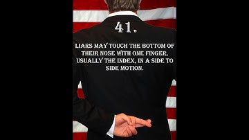 Why Liars Touch the Nose — A Subtle Sign of Stress & Dishonesty - Deception Tips Video 41