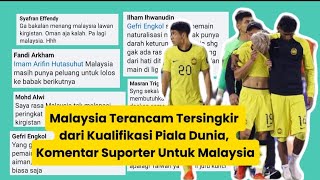 Malaysia Terancam Tersingkir dari Kualifikasi Piala Dunia, Komentar Suporter Untuk Malaysia