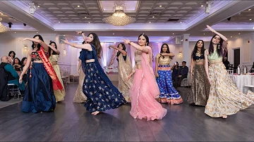 MAKHNA & DILBAR GIRLS BOLLYWOOD DANCE | Sangeet Choreography | Nora Fatehi | SHRUTI & SHWETA DIXIT