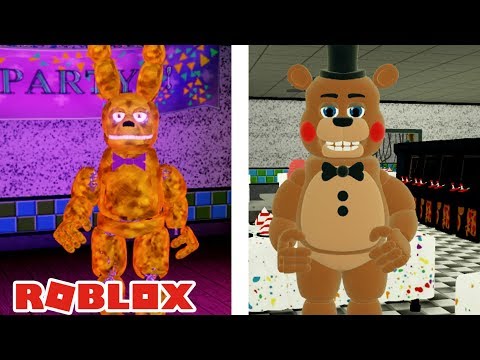 New Spring Bonnie And Toy Freddy Animatronics In Roblox Fnaf 2 The New And Improved Pizzeria Youtube - bonnie roblox plush