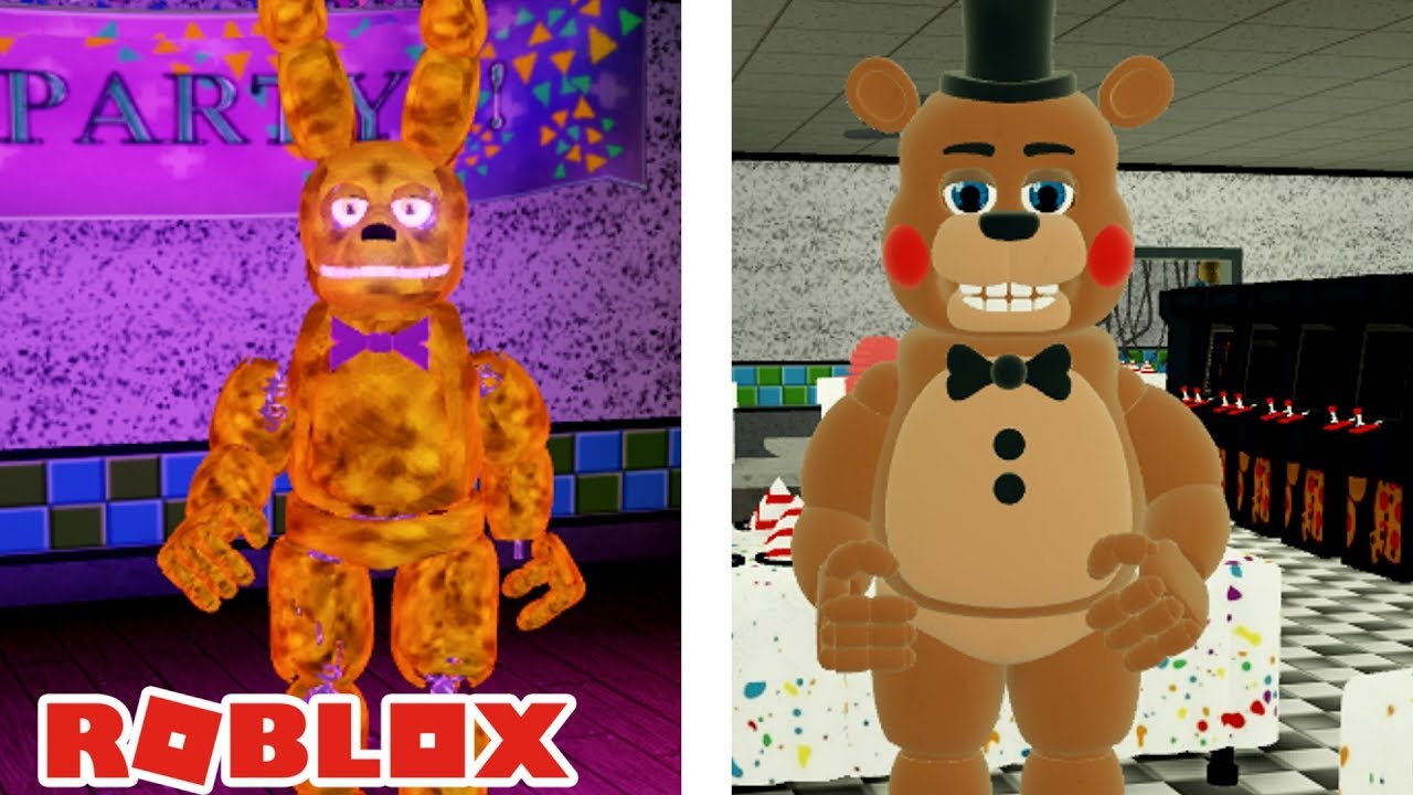 New Spring Bonnie And Toy Freddy Animatronics In Roblox Fnaf 2 The - awesome new fnaf roblox game roblox rockstar freddy s pizza