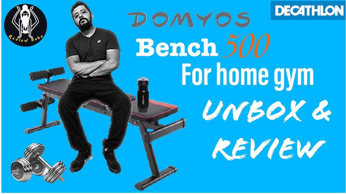 Banco de Musculación Plegable/Inclinable Domyos 500 - Decathlon